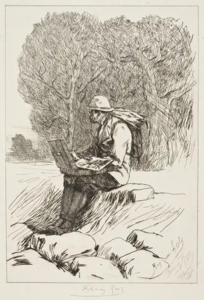 William Lesly av Félicien Rops
