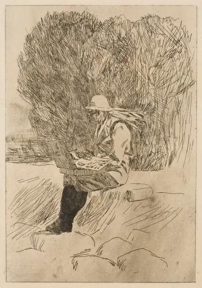 William Lesly av Félicien Rops