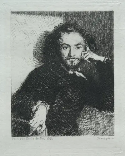 Baudelaire, after Emil de Roy av Félix Bracquemond