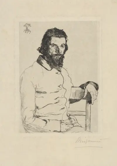 Charles Meryon av Félix Bracquemond
