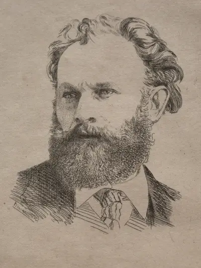 Edouard Manet av Félix Bracquemond