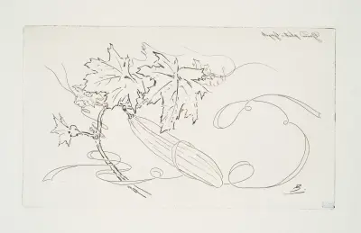 Stort lammfat [gurka] av Félix Bracquemond