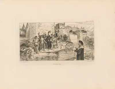 Gallet von Picrochole an Picrochole von Félix Bracquemond