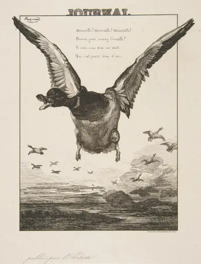 Ankan av Félix Bracquemond