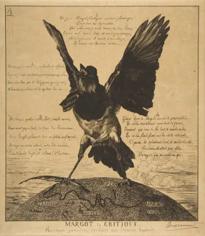 Margot la Critique av Félix Bracquemond