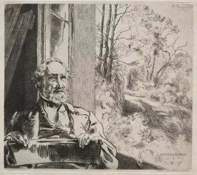 Meyer-Heine av Félix Bracquemond