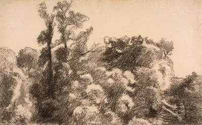 Landskap av Félix Bracquemond