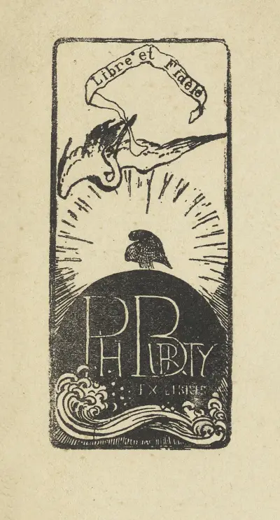 Philippe Burty av Félix Bracquemond