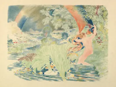 The Rainbow av Félix Bracquemond