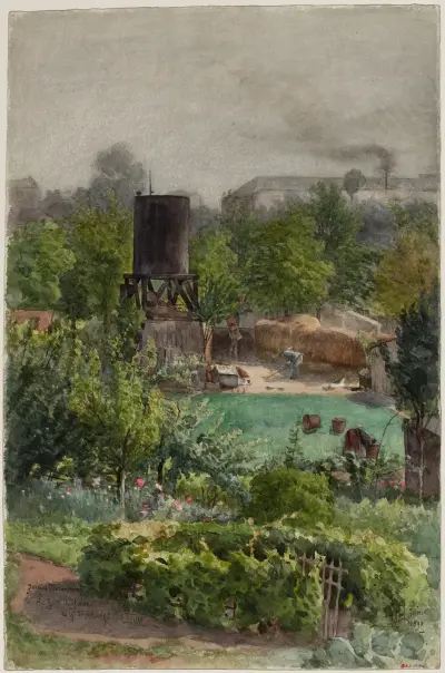 Jardins maraîchers au Grand Montrouge av Félix Brard