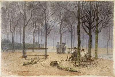 Le square de la Mairie, la place des Ecoles et la place du marché av Félix Brard