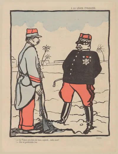 A la legion Étrangère av Félix Vallotton