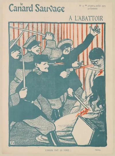 A L’Abattoir av Félix Vallotton
