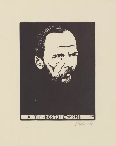 A Th. Dostoiewski av Félix Vallotton