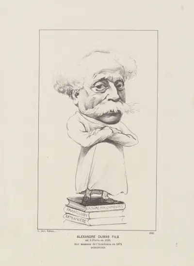 Alexandre Dumas Fils av Félix Vallotton