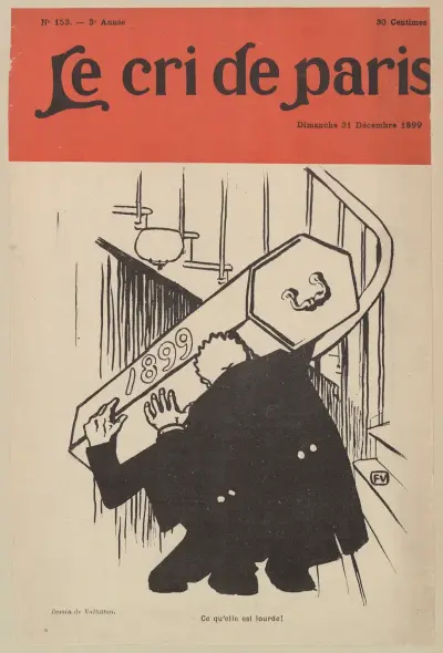 Ce qu’elle est lourde! av Félix Vallotton