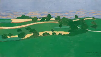 Corn Fields av Félix Vallotton