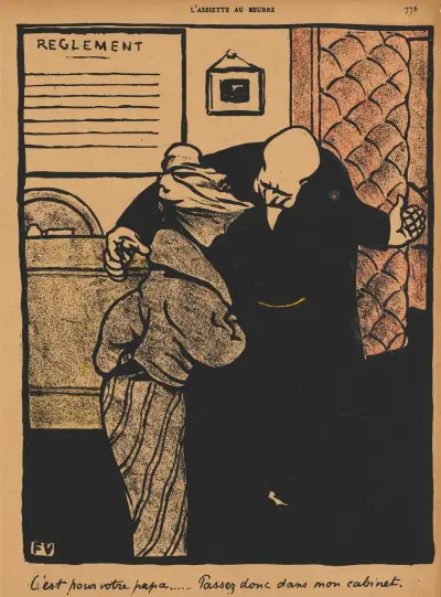 Crimes And Punishments; It’s about your father… av Félix Vallotton