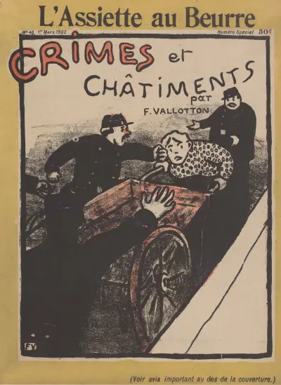 Crimes et châtiments – cover av Félix Vallotton