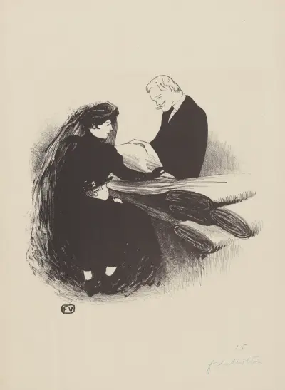 Dernière Nouveauté av Félix Vallotton