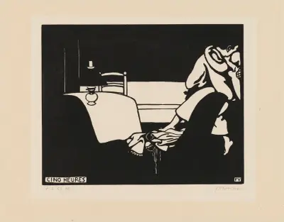 Five O’Clock (Cinq Heures), 1898 av Félix Vallotton