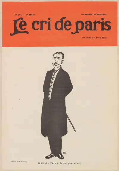 Il défend la Patrie et la vend pour un sou av Félix Vallotton