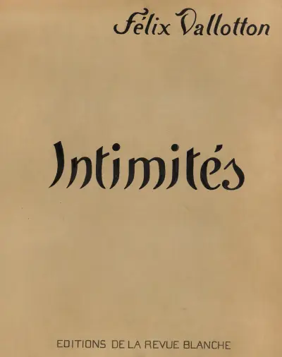 Intimités – Cover av Félix Vallotton