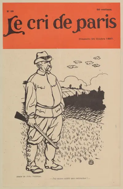 J’ai encore oublié mes cartouches! av Félix Vallotton