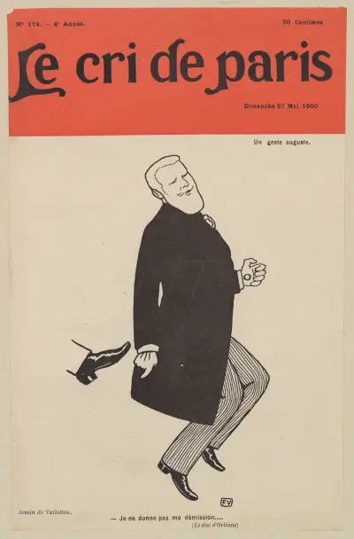 Je ne donne pas ma demission…(Le duc d’Orleans’) av Félix Vallotton