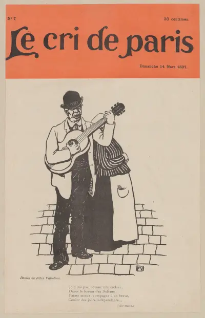 Je n’irai pas, comme une esclave… av Félix Vallotton