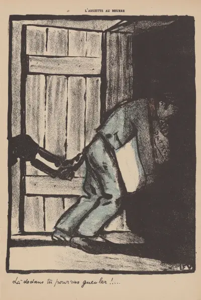Là dedans tu pourras gueuler! av Félix Vallotton