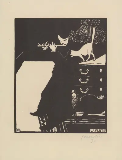La flûte av Félix Vallotton