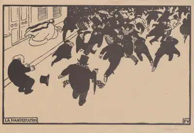 La manifestation av Félix Vallotton