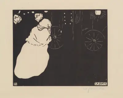 La sortie av Félix Vallotton