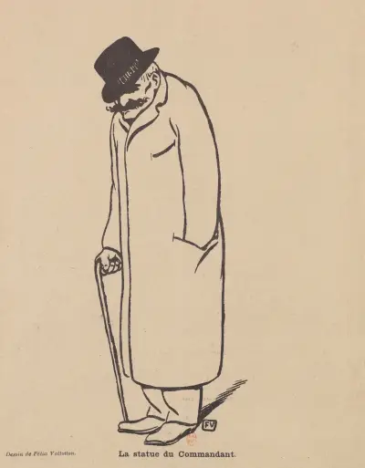 La Statue du Commandant av Félix Vallotton