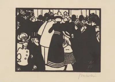 Lalique’s Window (La vitrine de Lalique) av Félix Vallotton