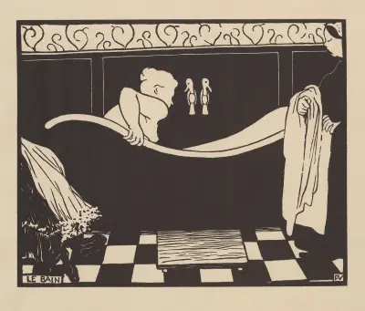 Le bain av Félix Vallotton