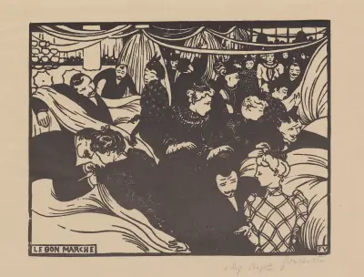 Le Bon Marché av Félix Vallotton