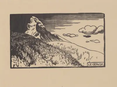 Le Cervin av Félix Vallotton