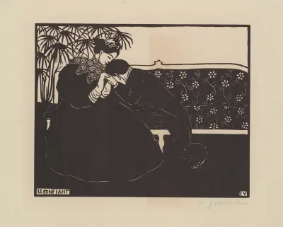 Le confiant av Félix Vallotton