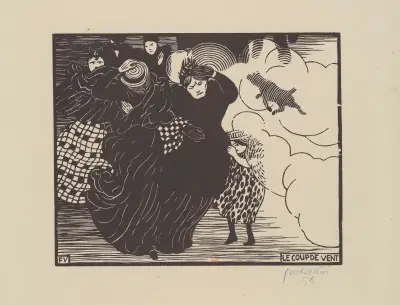 Le coup de vent av Félix Vallotton