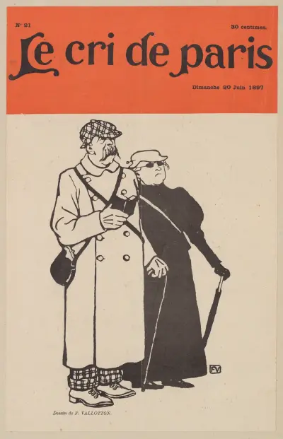 Le Cri de Paris – Dimanche 20 juin 1897 av Félix Vallotton