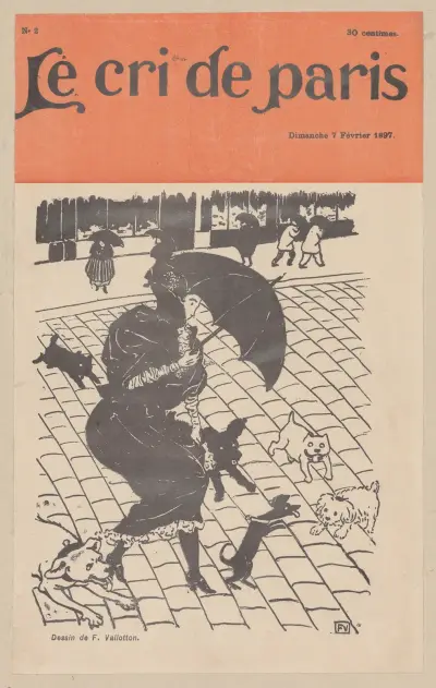 Le Cri de Paris – Dimanche 7 Février 1897 av Félix Vallotton