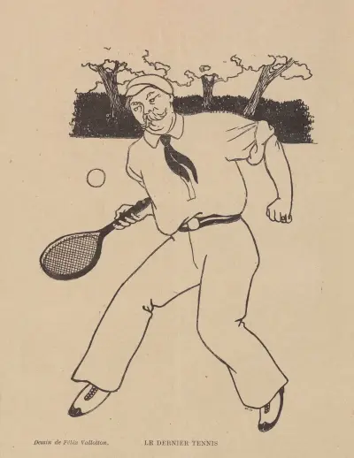 Le Dernier Tennis, 1897 – nr 2 av Félix Vallotton