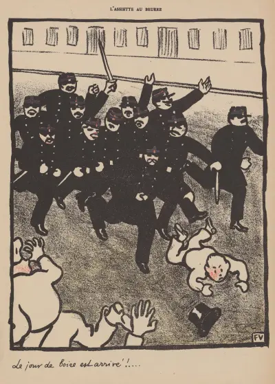 Le jour de boire est arrivé! av Félix Vallotton