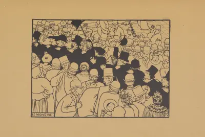 Le Monôme av Félix Vallotton