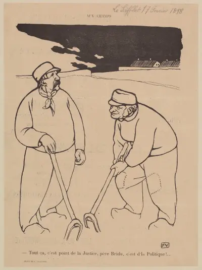Le sifflet. 17 février 1898 av Félix Vallotton