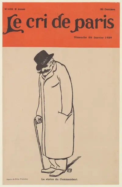 Le statue commandant av Félix Vallotton