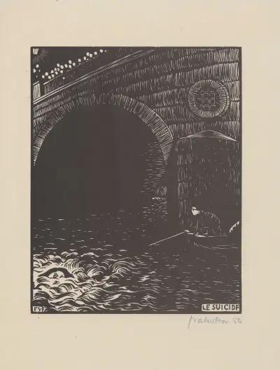 Le suicide av Félix Vallotton