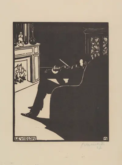 Le violon av Félix Vallotton
